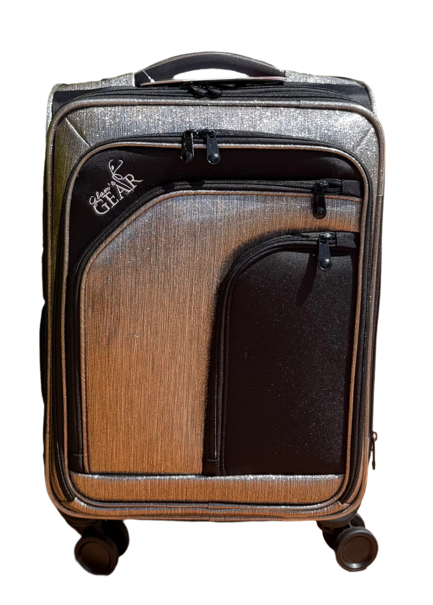 Glam'r Gear® Solo™ Carry-On with uHide® Extendable Garment Rack (New Style!) - Glamr Gear