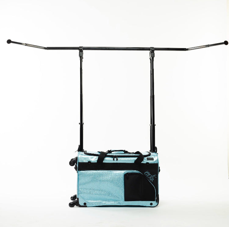 Glam'r Gear® Mobile Changing Station™ Dance Duffel Bag with Built-In uHide® Rack - Glamr Gear