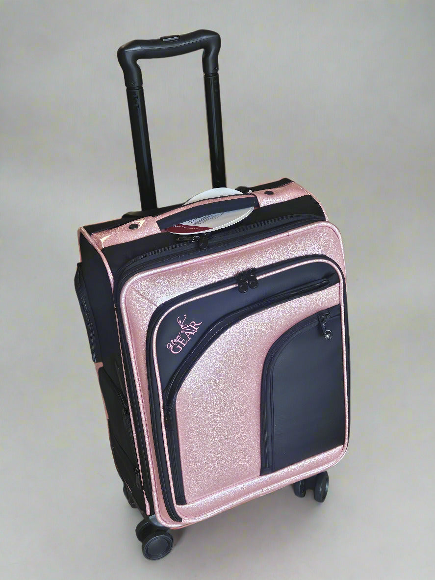 Glam'r Gear® Solo™ Carry-On with uHide® Extendable Garment Rack (New Style!) - Glamr Gear