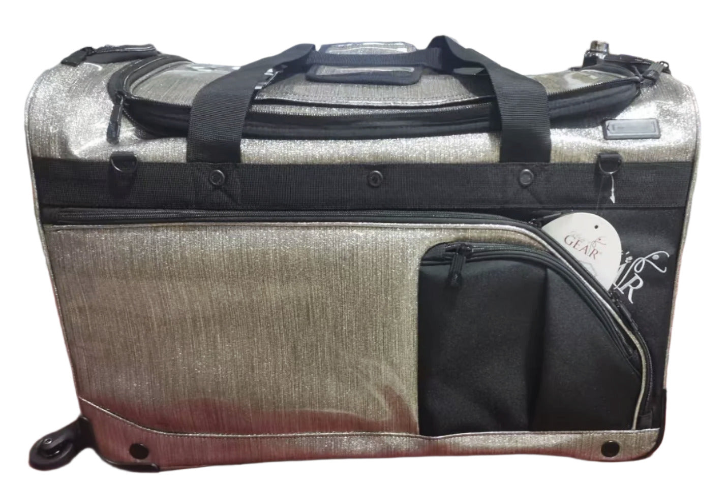 Glam'r Gear® Mobile Changing Station™ Dance Duffel Bag with Built-In uHide® Rack - Glamr Gear