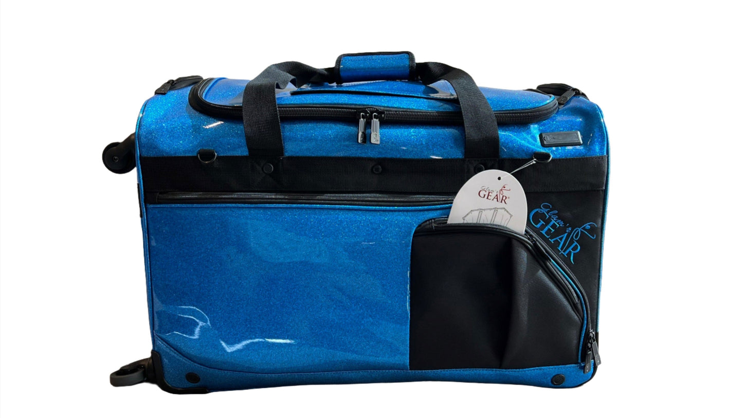 Glam'r Gear® Mobile Changing Station™ Dance Duffel Bag with Built-In uHide® Rack - Glamr Gear