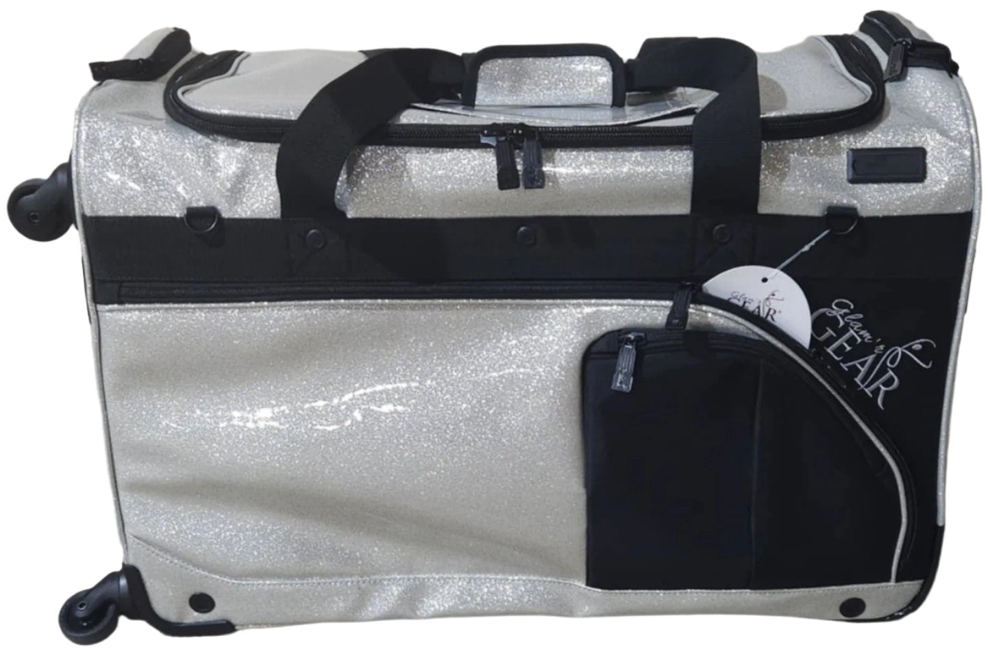 Glam'r Gear® Mobile Changing Station™ Dance Duffel Bag with Built-In uHide® Rack - Glamr Gear